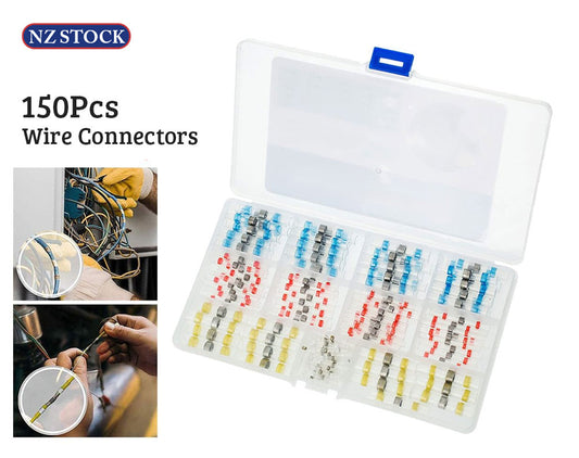 150pcs Electrical Wire Terminal Crimp Connectors - Brand New
