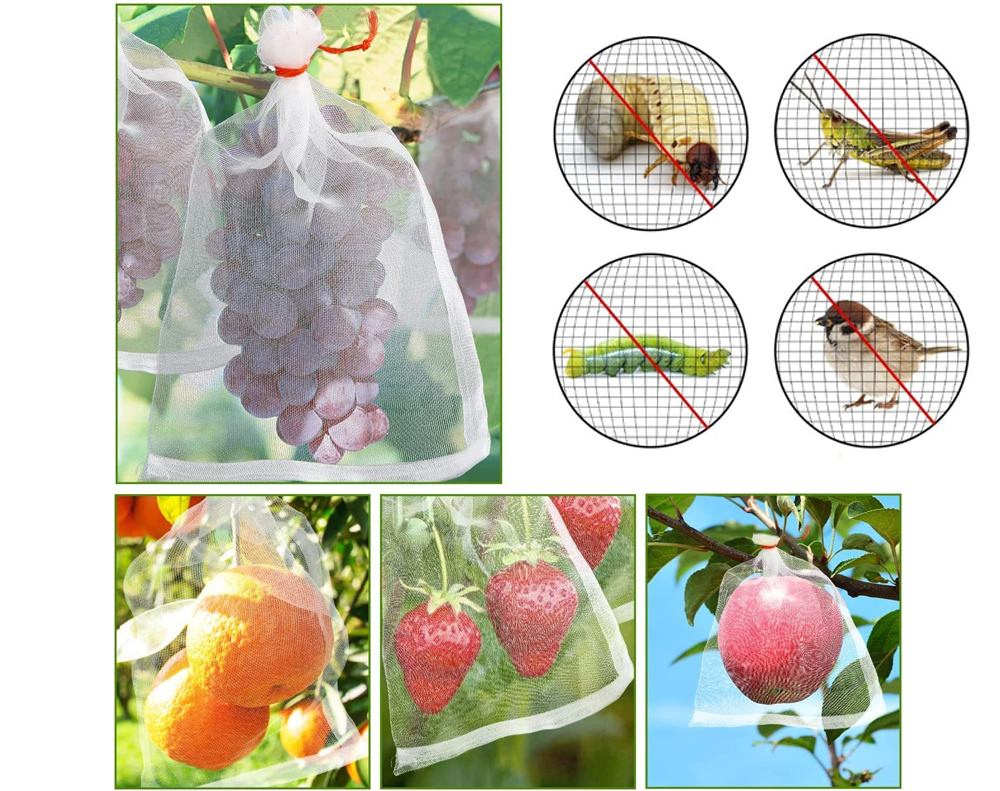 100Pcs Fruit Protection Bags 15x10cm
