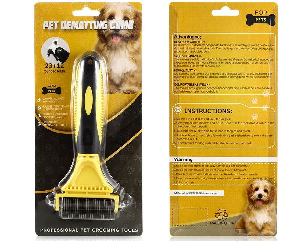 DEMATTING TOOL FOR DOGS