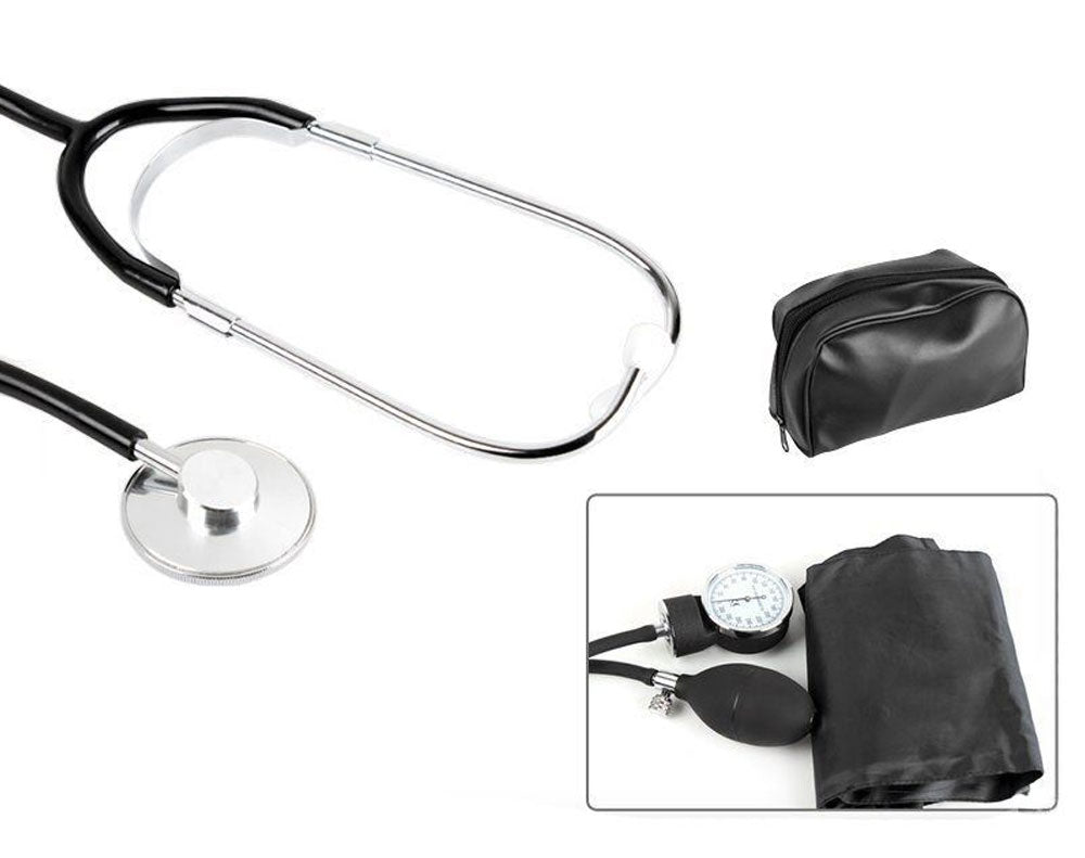 BLOOD PRESSURE MONITOR WITH STETHOSCOPE