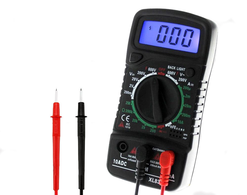 LCD Digital Multimeter Ammeter Voltmeter Ohmmeter