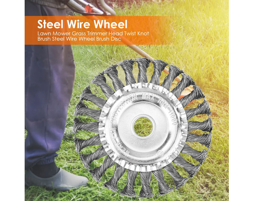 4 x Twist Wire Wheel Brush