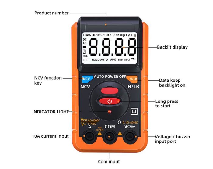 LCD Display Multimeter