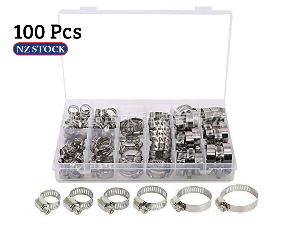 Hose Clamp Set 100pcs