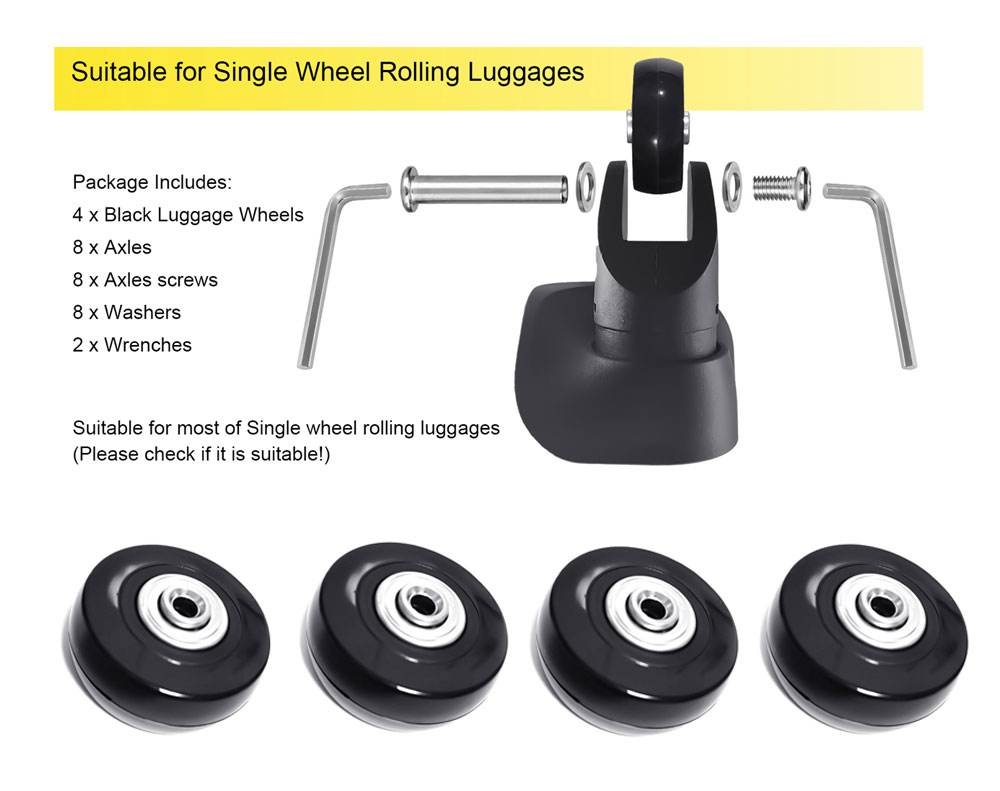 Replacement Wheels Suitcase