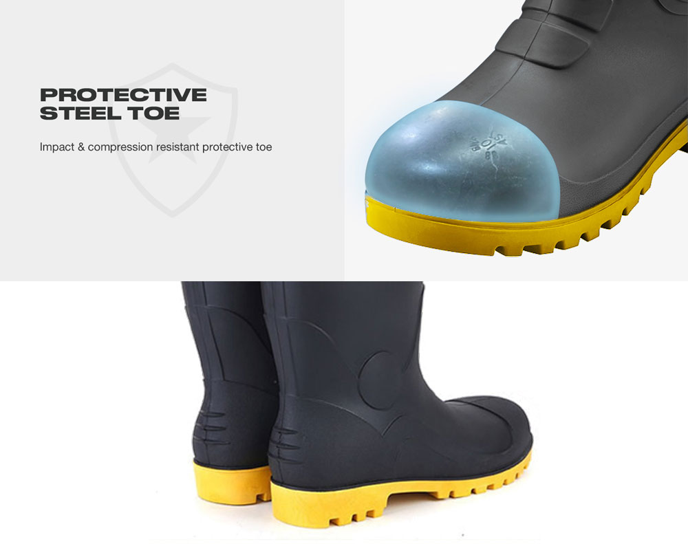 Toe Men's Work Boots