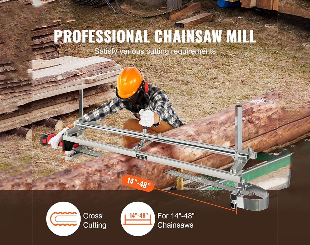 48" Portable Chainsaw Mill