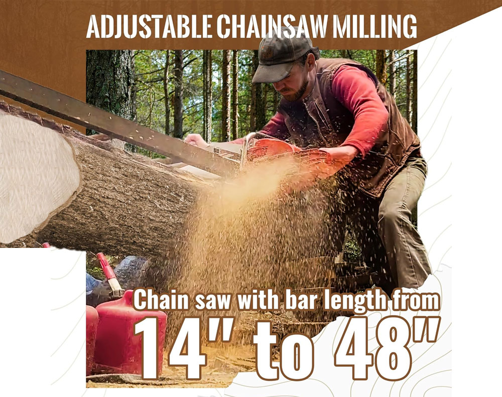 48" Portable Chainsaw Mill
