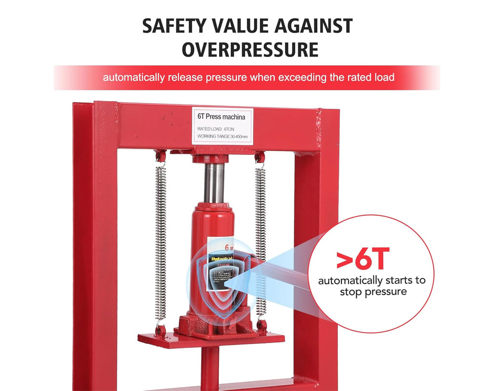 6 Ton Hydraulic Shop Press