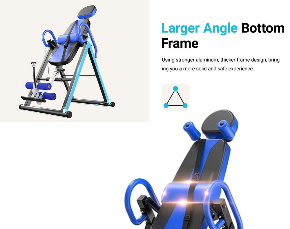 Inversion Table Blue and Black