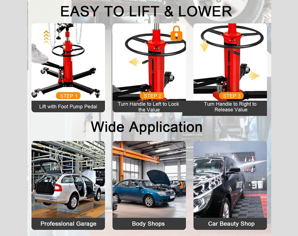 Hydraulic Transmission Jack 0.5T