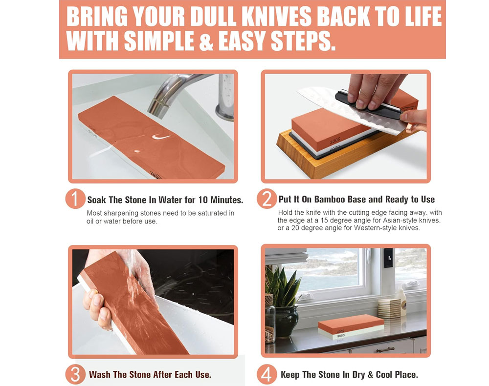 Sharpening Whetstone Kit