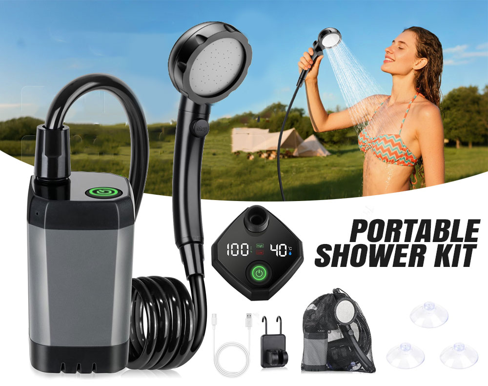 Portable Shower Kit Camping Shower Kit New