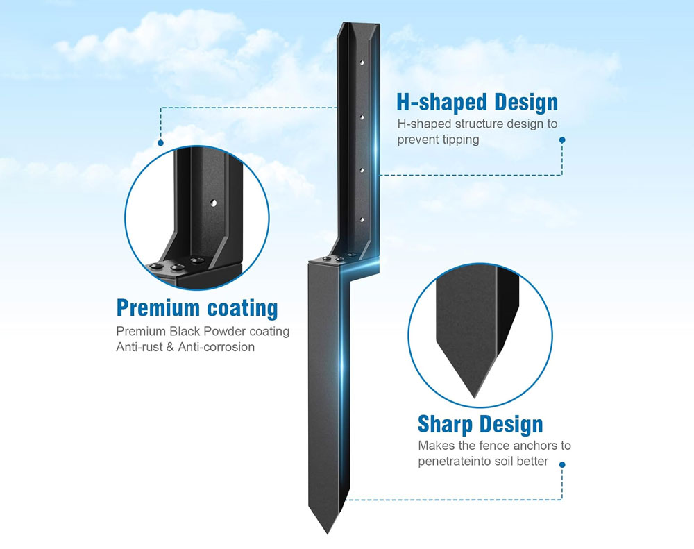Fence Post Repair Stakes