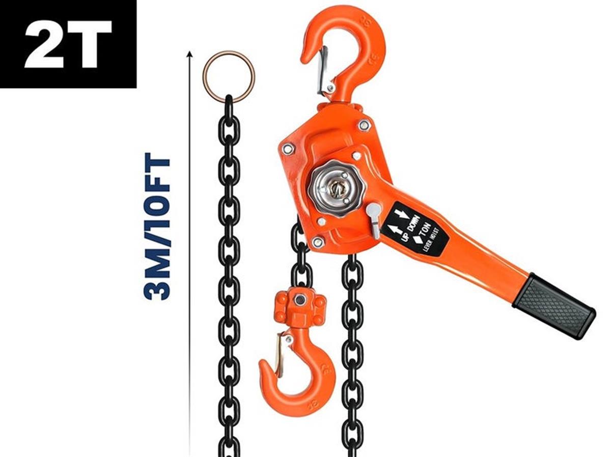 Lever Block Chain Hoist Orange