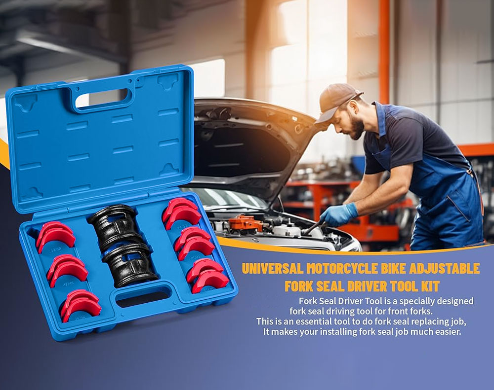 Bike Fork Seal Driver Tool Kit