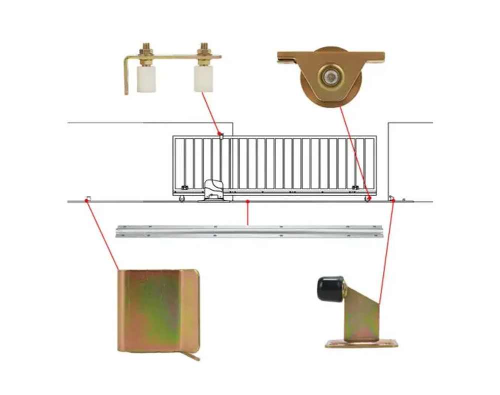 Sliding Gate Hardware Kit