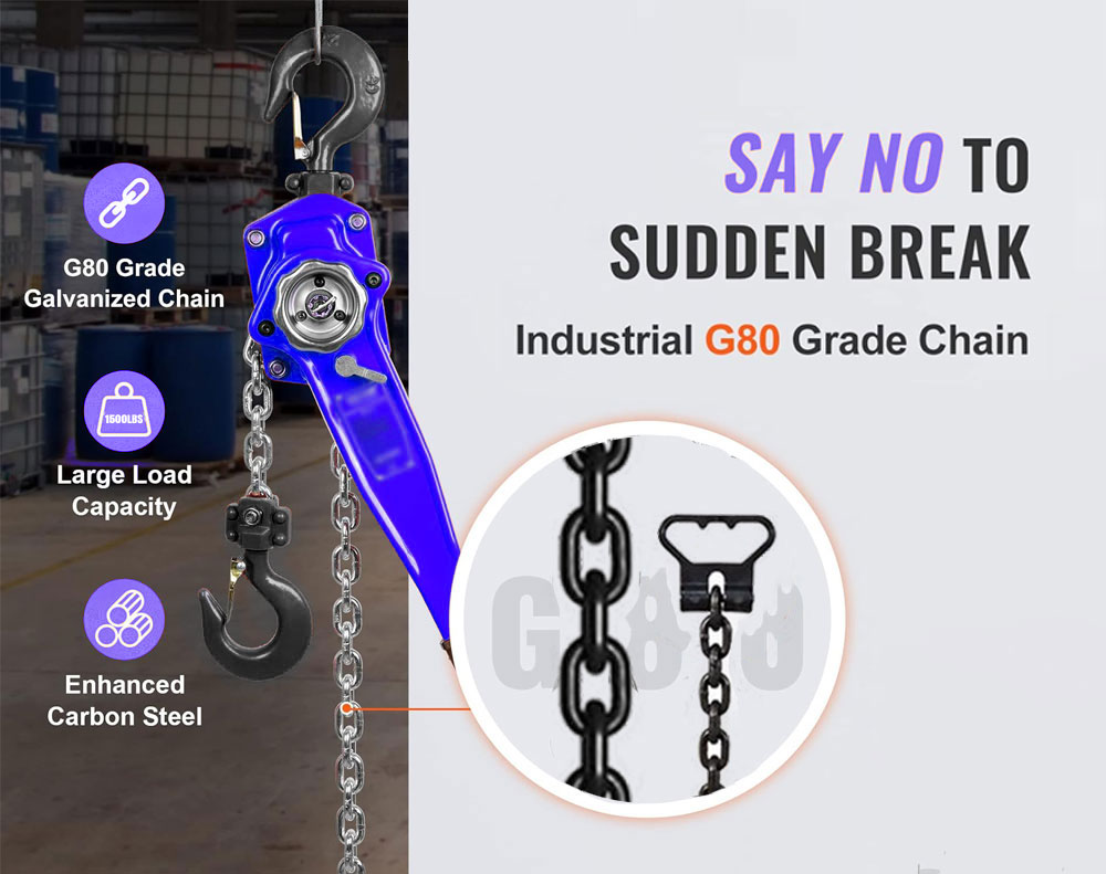 Lever Block Chain Hoist 1.5M