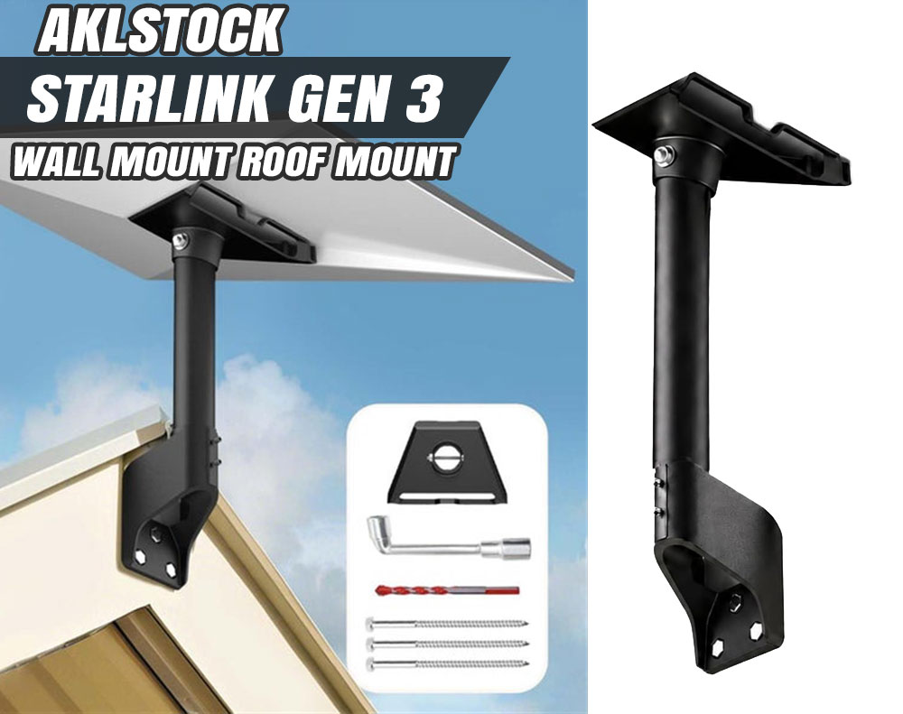 Starlink Wall Mount Roof Mount