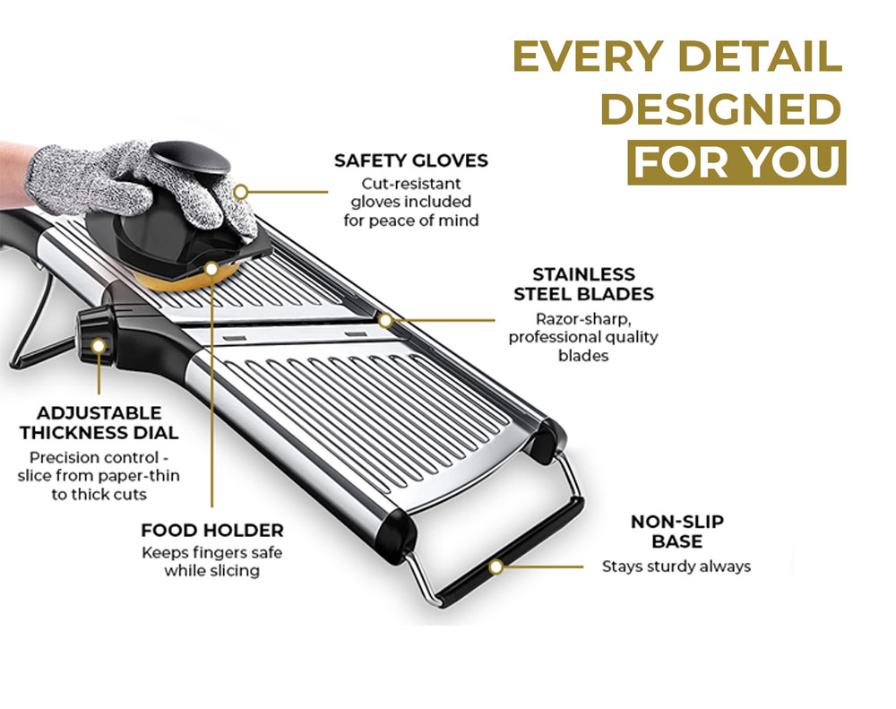 Mandoline Vegetable Slicer