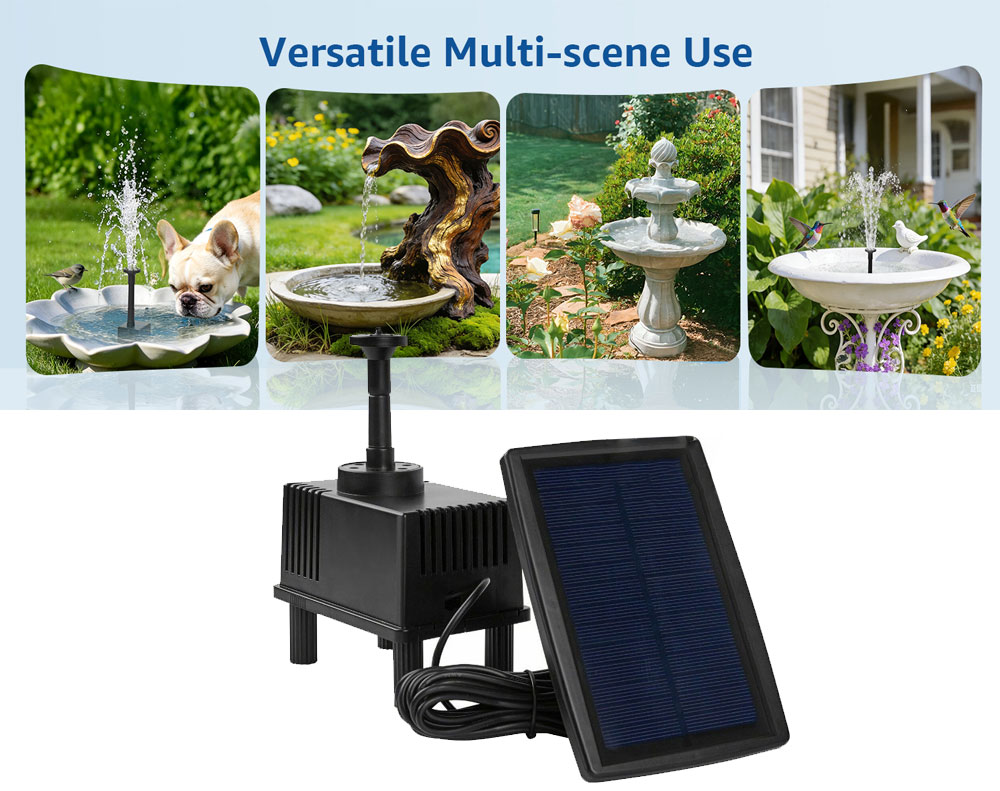 Solar Water Fountain Pump Pond