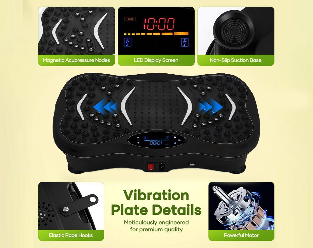 Vibration Exercise Machine - Black