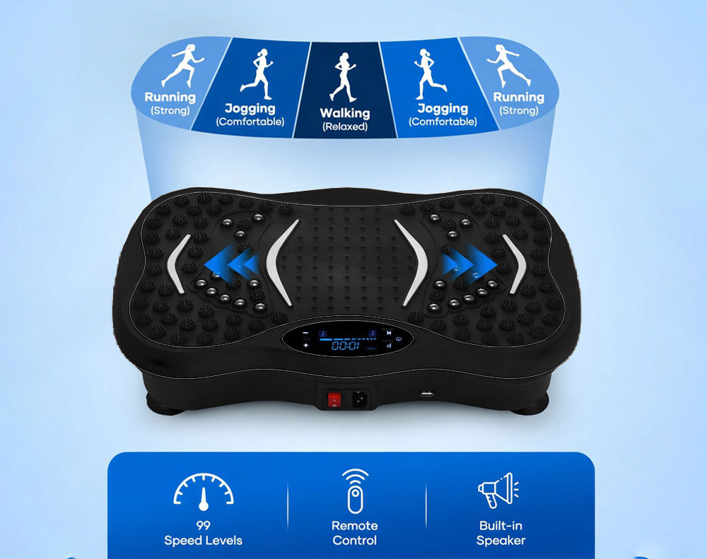 Vibration Exercise Machine - Black