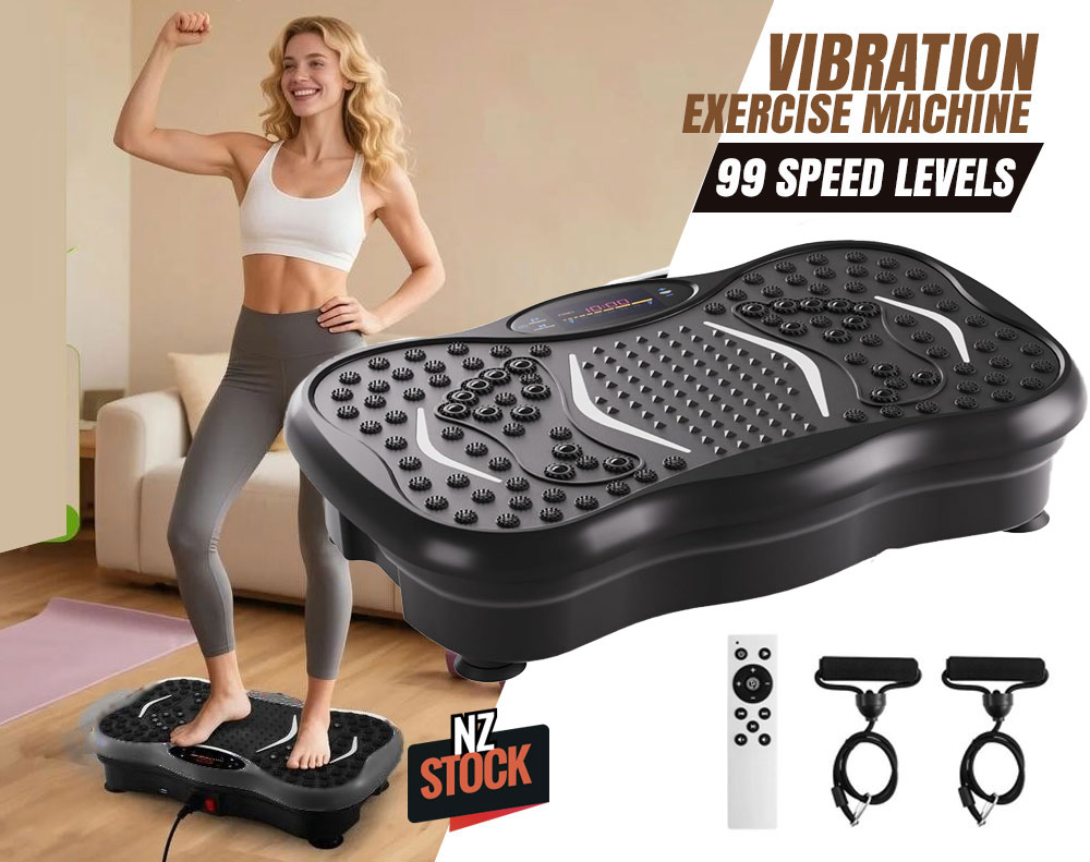 Vibration Exercise Machine - Black