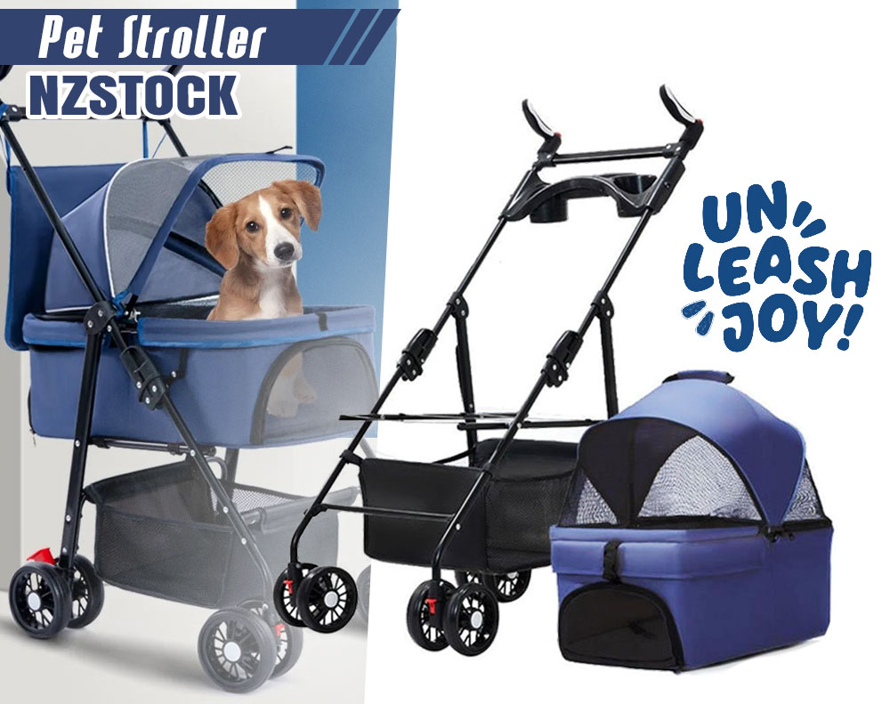 Pet Stroller Dog Cat Carrier